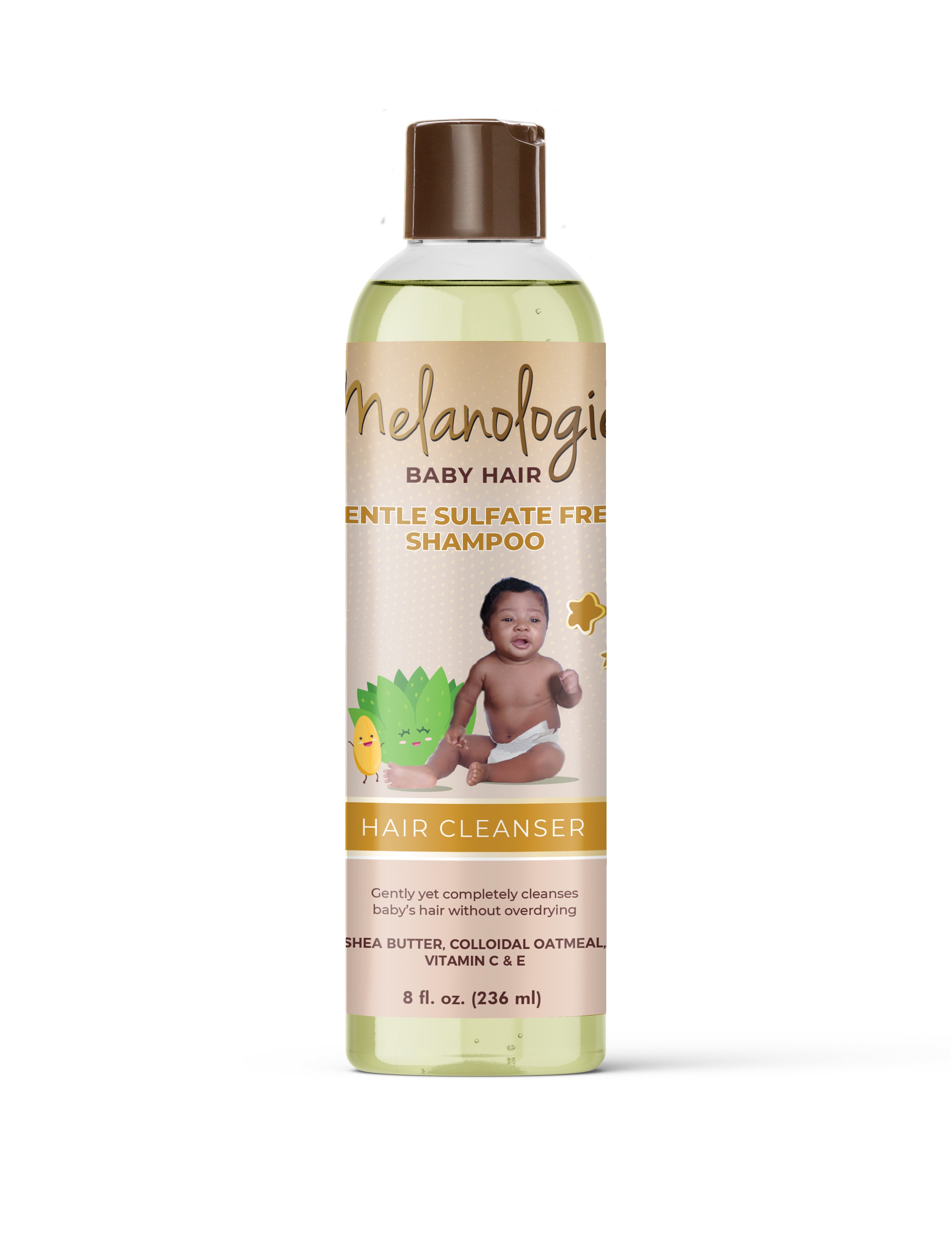 Baby shampoo for dry fashion hair